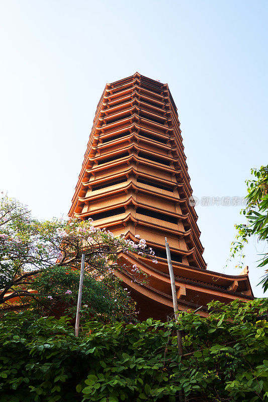 中国寺庙Tamnak Phra Mae kwan - im